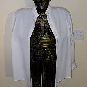 Bellini Collection 2-Shirt Bundle – Elegant Microfiber Dress Shirts (White & Be